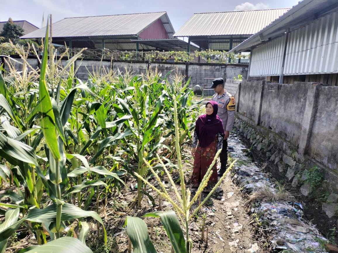 Bhabinkamtibmas Labuapi Dorong Pemanfaatan Lahan Demi Ketahanan Pangan