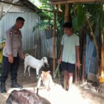 Bhabinkamtibmas Senggigi Gencarkan Edukasi Ketahanan Pangan di Dusun Krandangan