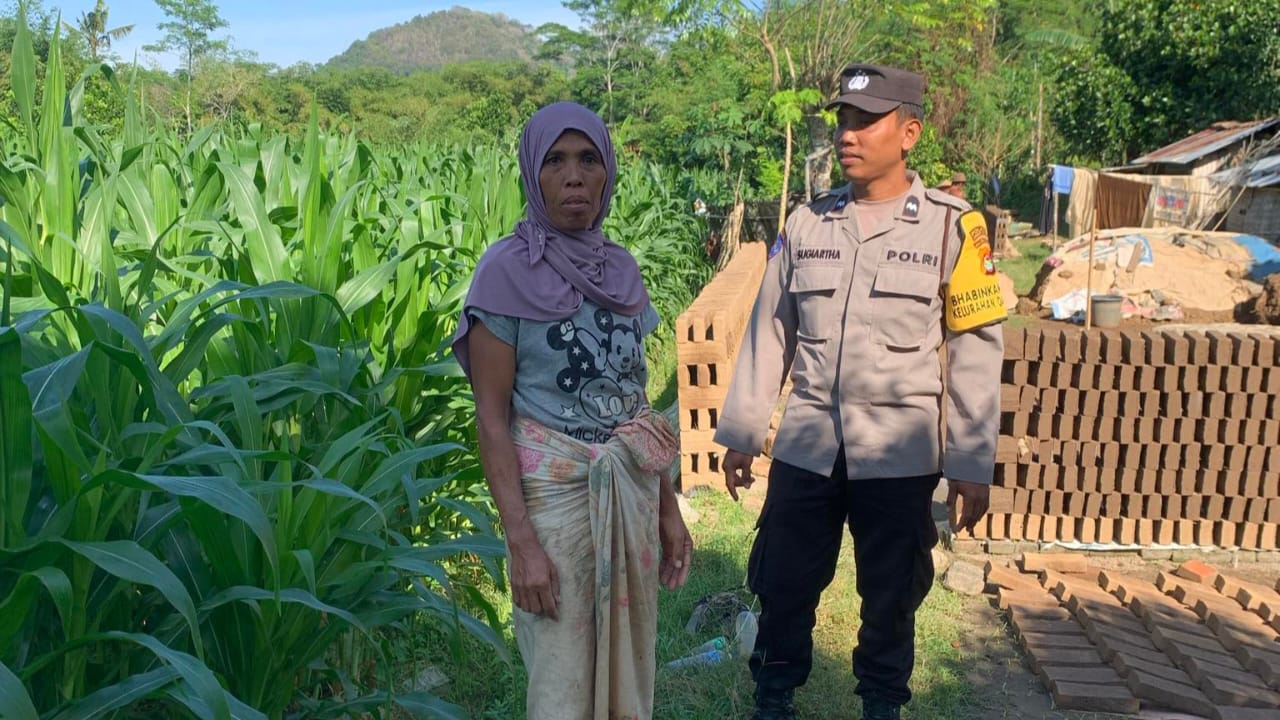 Polri Gandeng Petani di Dasan Geres Kembangkan Pekarangan Produktif