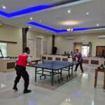 Semarak Final Tenis Meja Polres Lombok Barat HUT Bhayangkara ke-79