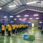 Turnamen Bulutangkis Satker Polres Lombok Barat Meriahkan Hari Bhayangkara ke-79