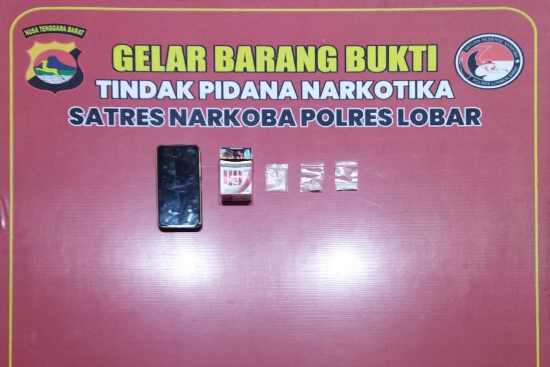 Pengedar Sabu Ditangkap di Meninting, Polres Lombok Barat Ungkap Jaringan Awal