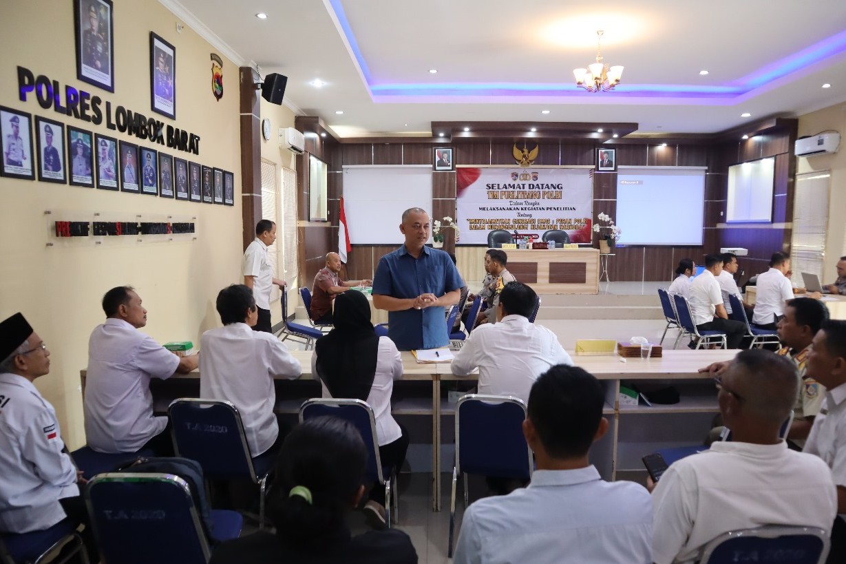 Puslitbang Polri Perkuat Strategi Pemberantasan Narkoba di Lombok Barat