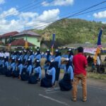 Semarak Lomba Gerak Jalan HUT RI ke-80 di Sekotong Berlangsung Meriah dan Aman