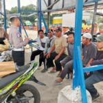 Bangun Kesadaran Berlalu Lintas, Satlantas Lombok Barat Sambangi Ojek Pasar Jereneng