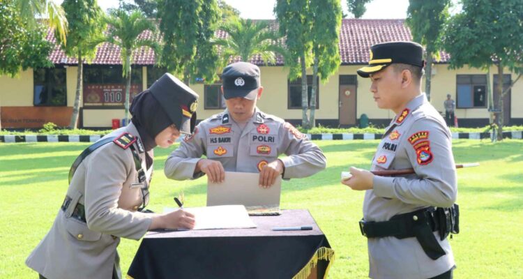 Sertijab Polres Lombok Barat: Kasat Lantas dan 3 Kapolsek Diganti